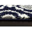Tapis bleu marine à poils longs Gertz-40824093
