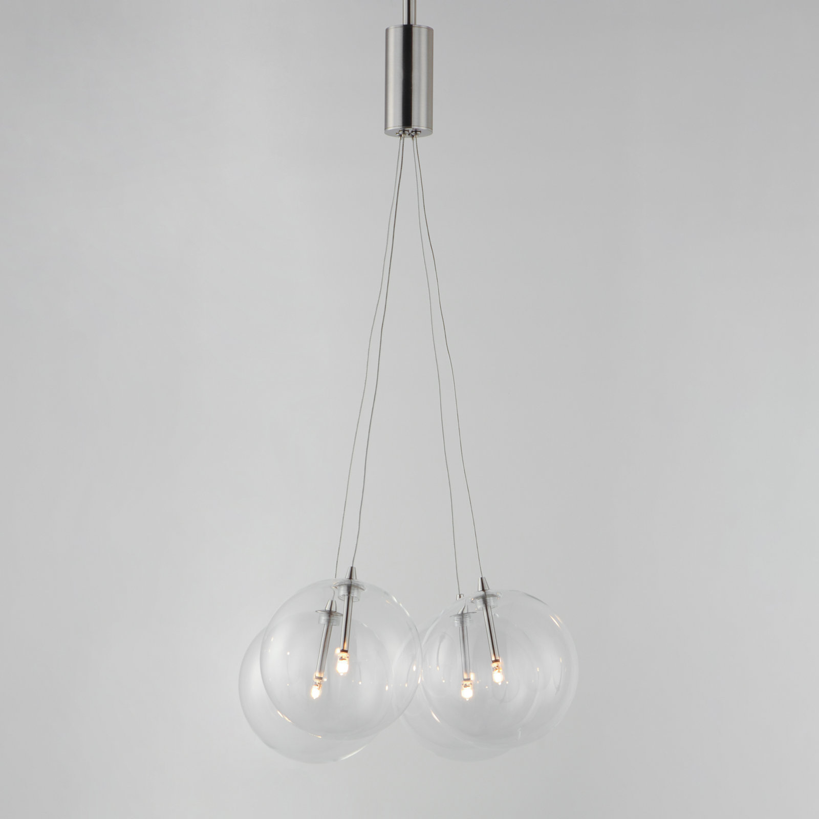 Celica 4 Light Pendant, Satin Nickel