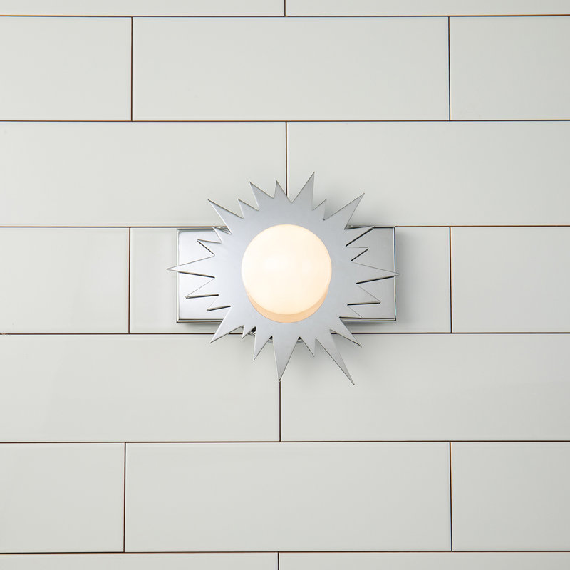 Meuble-lavabo 1 lumière Talant, Argent argent