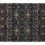 Tapis noir et rouge de haute qualité noué à la main