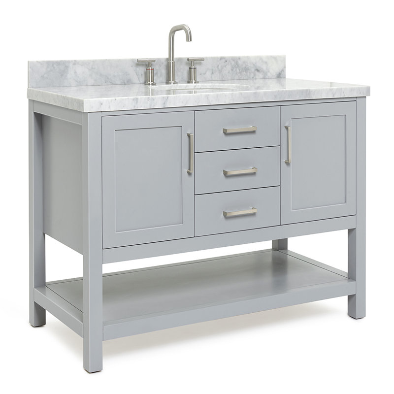 Bayhill 49'' W Single Vanity, Gray
