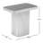 Camber Glass Tray Top End Table