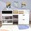 Gwendel Kids Twin Loft Bed with Drawers-890351328