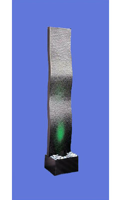 Bolanle Handcrafted Indoor Acrylic Waterfall Fountain with Lights