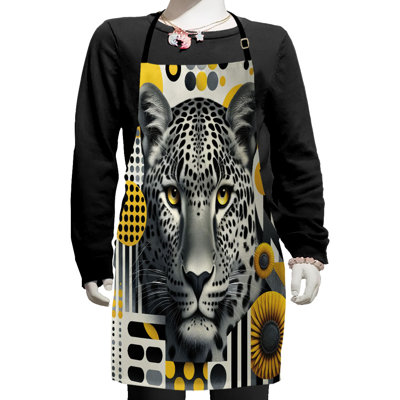 No Pattern Bib Apron