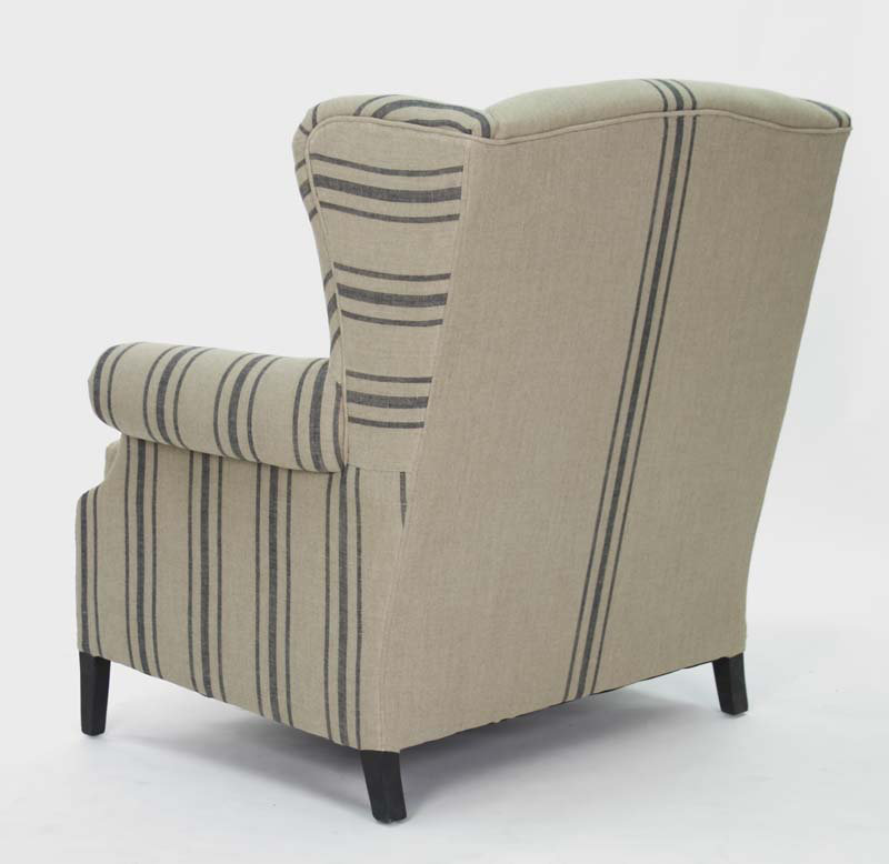 Leon Linen Wingback Chair