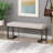 Upholstered Button Tufted Bench-1422896491