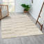 Tapis ivoire / naturel tissé à plat à la main Garvin-468399232