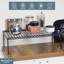 Buckingham Jar Holder Rack Black Kitchen Cupboard Shelf Storage Organiser-591344303