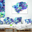Oreiller D'art Abstrait Lion Animal