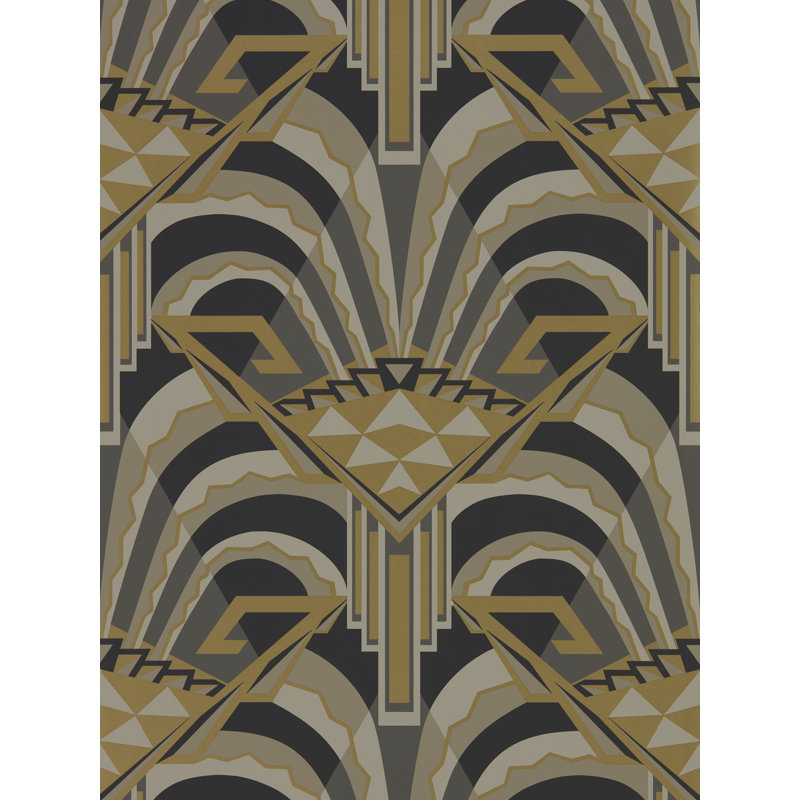 Conway Wallpaper, Antique Bronze