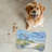 Soft Shoreline Patterns - 1 Piece Bone Shape Feeding Mat