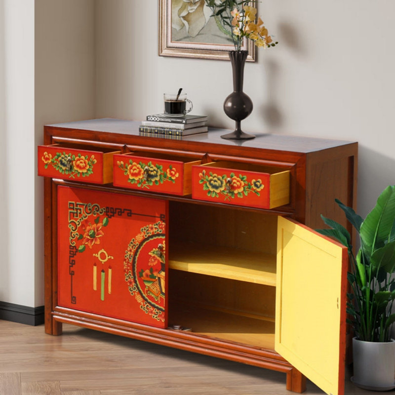 Retro Painted Decorative Sideboard