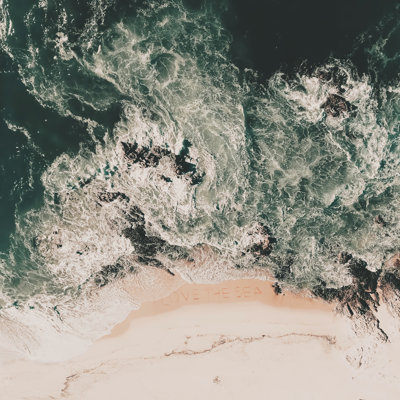 «I Love the Sea II», impression sur toile tendue