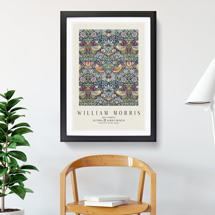Strawberry Thief Vol.2 by William Morris - Single Picture Frame Art Prints