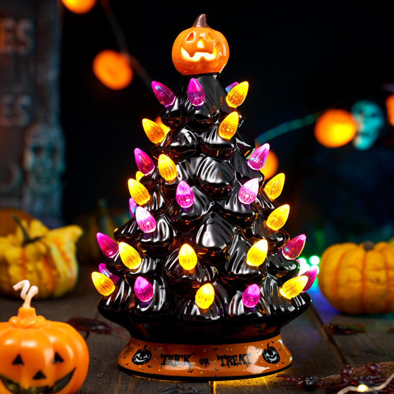 Arbre de Noël noir 8,5 pouces