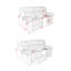 Causeuse inclinable Bruni