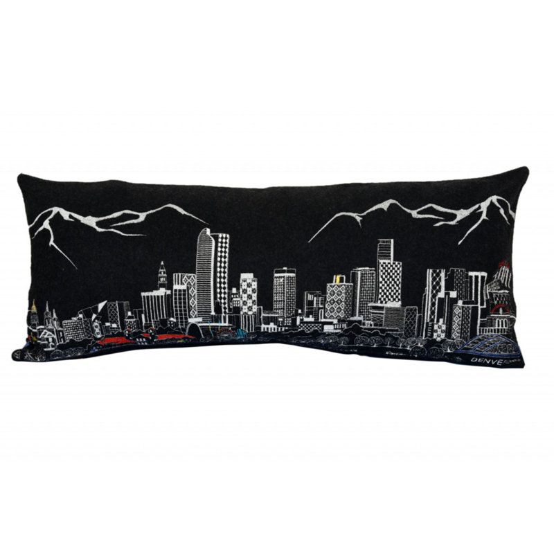Coussin Denver, Noir