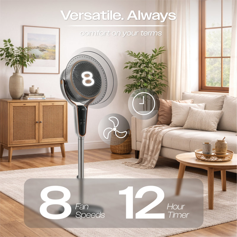 Prem-i-Air Multi Oscillating 10" Stand Fan