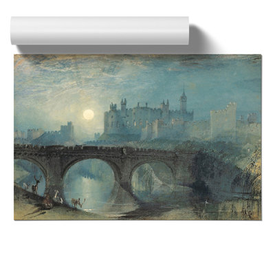 Alnwick Castle by Joseph Mallord William Turner - Frameless Print