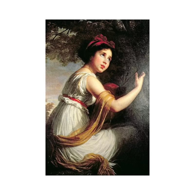 Portrait of Julie Le Brun, c.1797 1 Piece Wrapped Canvas Painting, 45.72cm H x 30.48cm W x 1.905cm D