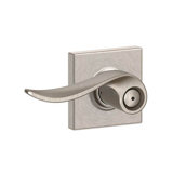 Sacramento Lever with Collins Trim Bed and Bath Lock