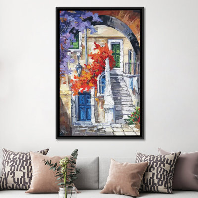 «Nelle Vie», reproduction sur toile