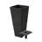 Valencia 10.5"x24"H Square Planter with Water Tray-105503932