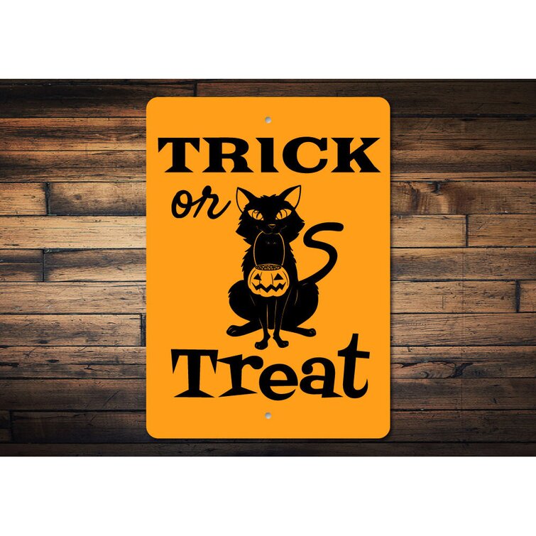 Lizton Sign Shop, Inc Trick Or Treat Sign 