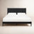 Tamita Leather Platform Bed-1806377550-1806377549