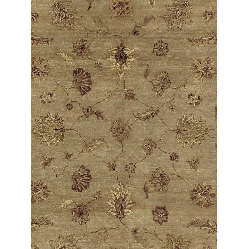 Wool Oriental Area Rug, Rectangle 5' x 7'