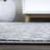 Animal Print Gray/White Area Rug