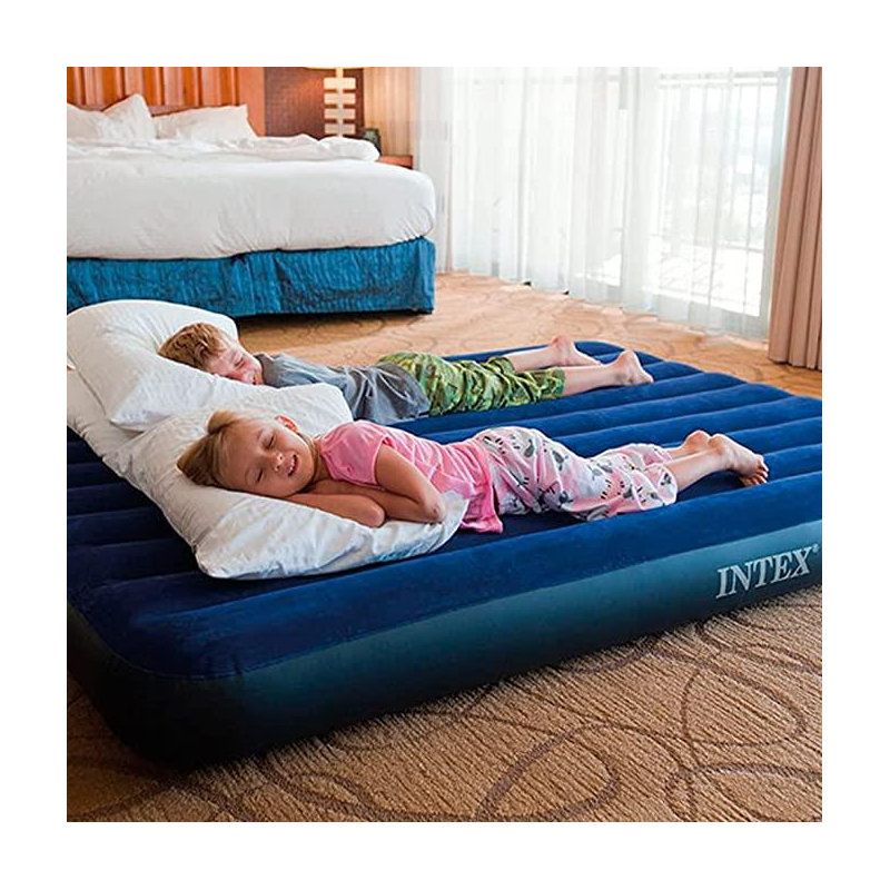 1cm Air Bed, Black/Blue