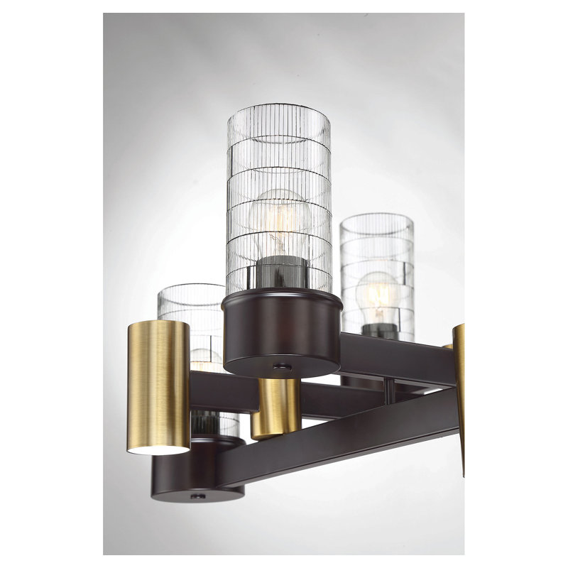 Lustree classique/traditionnel 10 lumières ombrées Cull