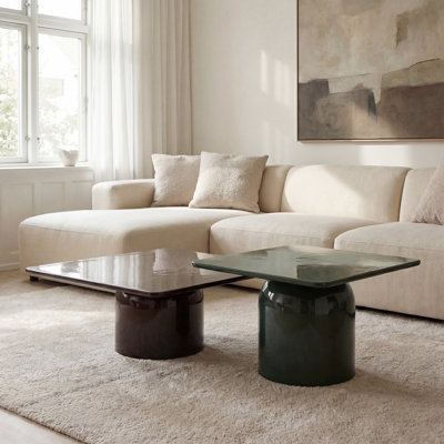 Ensemble de 2 tables basses gigognes Tommie