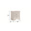 Table de chevet 2 tiroirs Blaze-735969379