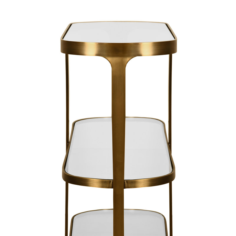 52'' W Glass Console Table