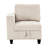 Living Room Sectional With Beige Corduroy Upholstery, 7 And Hidden Storage Modular Couch Fabric, Charging Ports-860317006