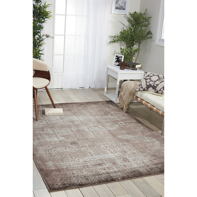 Bourail Damask Area Rug, Rectangle 114 x 175cm