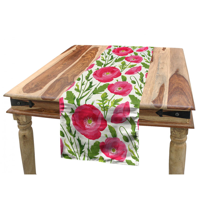 Poppy Table Runner, 72" x 16"