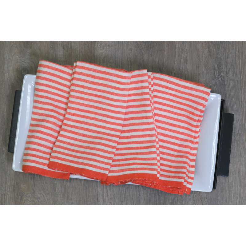 Adamsburg Linen Square Napkins, Clementine