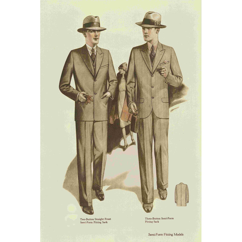 Mode masculine I, H 48 po x l 32 po