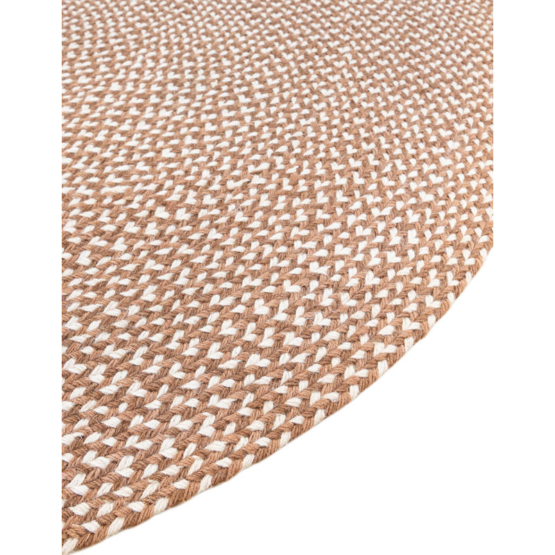  Tapis en jute tressé Tweed, Rond 3 pi 1 po