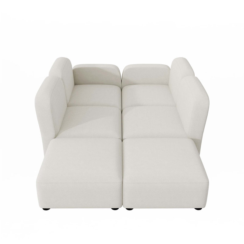 Canapé modulaire en velours