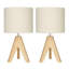 Fidel Solid Wood Tripod Table Lamp-1358070669