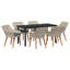 6 - Person Patio Dining Set with Rectangular Table , Cushions Included
