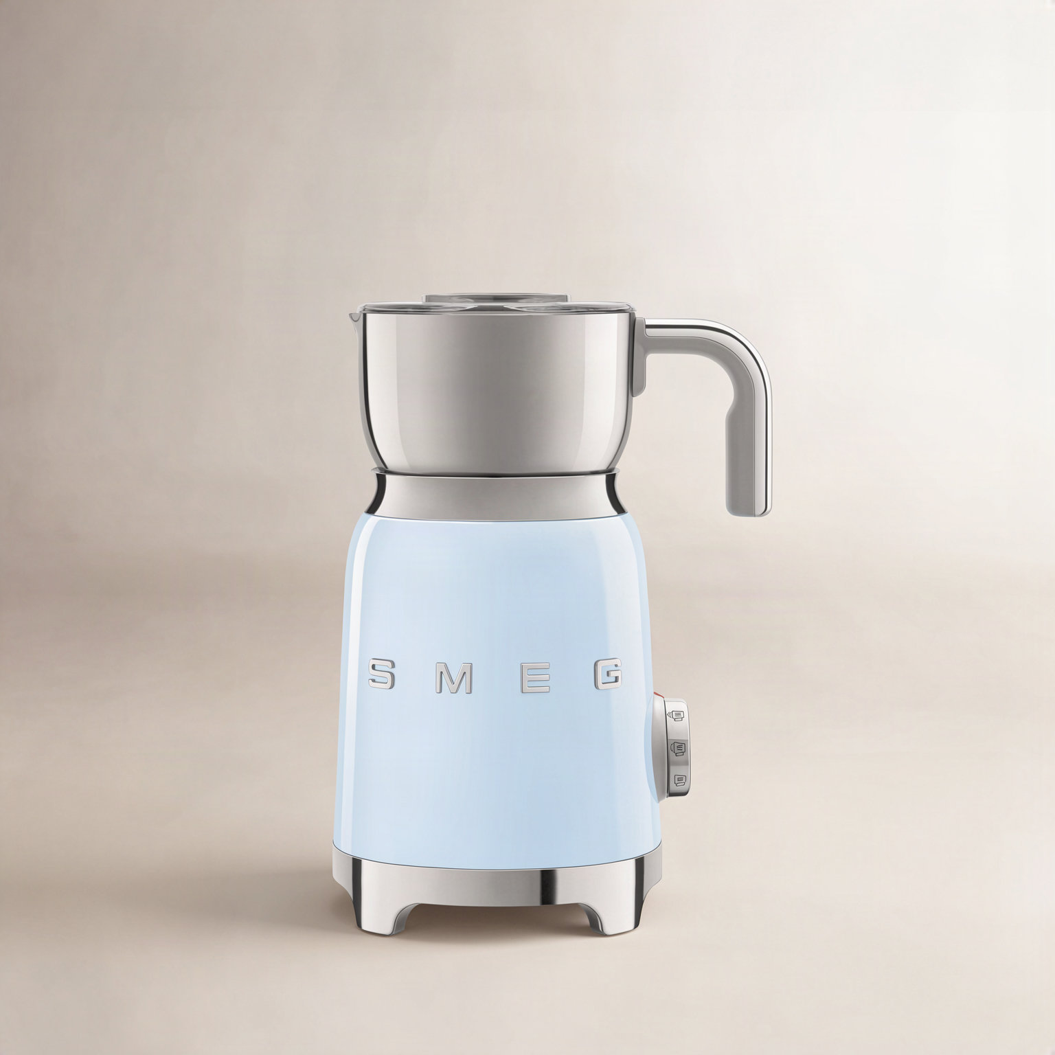 SMEG 50's Retro Style Milk Frother, Pastel Blue