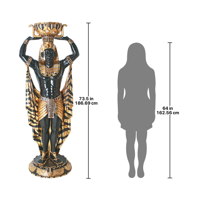 Cleopatra's Nubian Guard Grand-Scale Statue