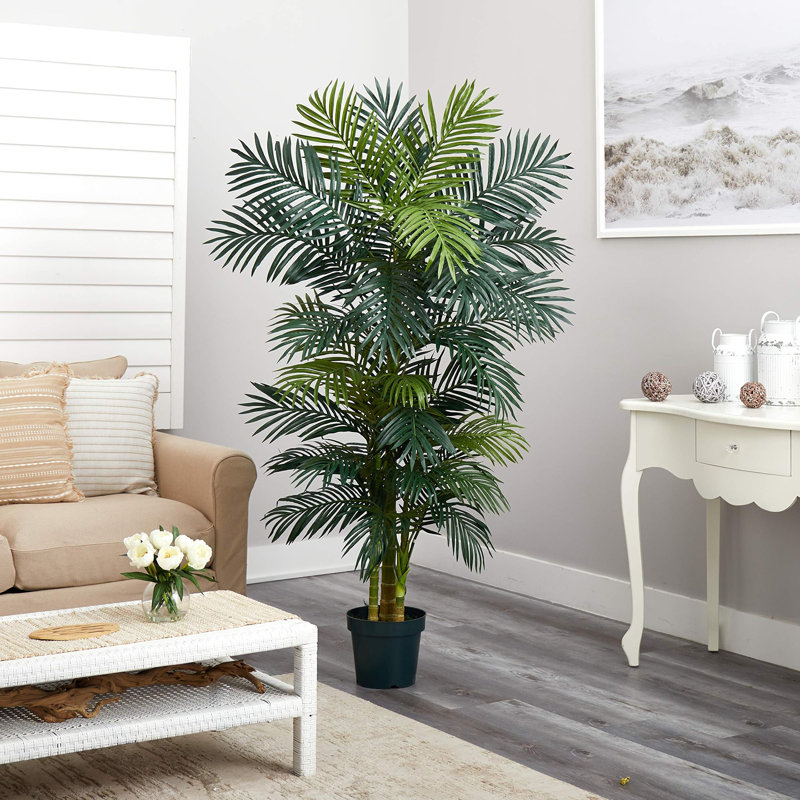  6.5ft. Golden Cane Palm Silk Tree