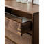 Commode d'appoint de sol en noyer